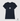 Camiseta Feminina Symbol Algodão Peruano Logo Branco e Preto Frente - ICSart Store: Criada para artistas