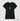 Camiseta Feminina Symbol Algodão Peruano Logo Branco Vazado Frente Linha Singular - ICSart Store: Criada para artistas