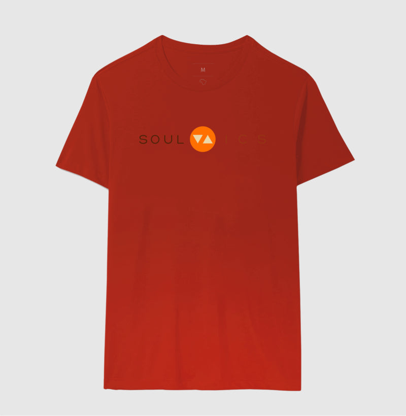 Camiseta Clássica SOUL ICS 100% Algodão Logo Color Frente - ICSart Store: Para quem tem alma de artista