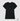 Camiseta Feminina Symbol Algodão Peruano Logo Preto e Branco Frente - ICSart Store: Criada para artistas