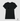 Camiseta Feminina Innovation Algodão Peruano Logo Preto Vazado Frente - ICSart Store: Criada para artistas