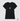 Camiseta Feminina Symbol Algodão Peruano Logo Branco e Preto Frente Linha Singular - ICSart Store: Criada para artistas