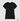 Camiseta Feminina Innovation Algodão Peruano Logo Preto e Branco Frente - ICSart Store: Criada para artistas