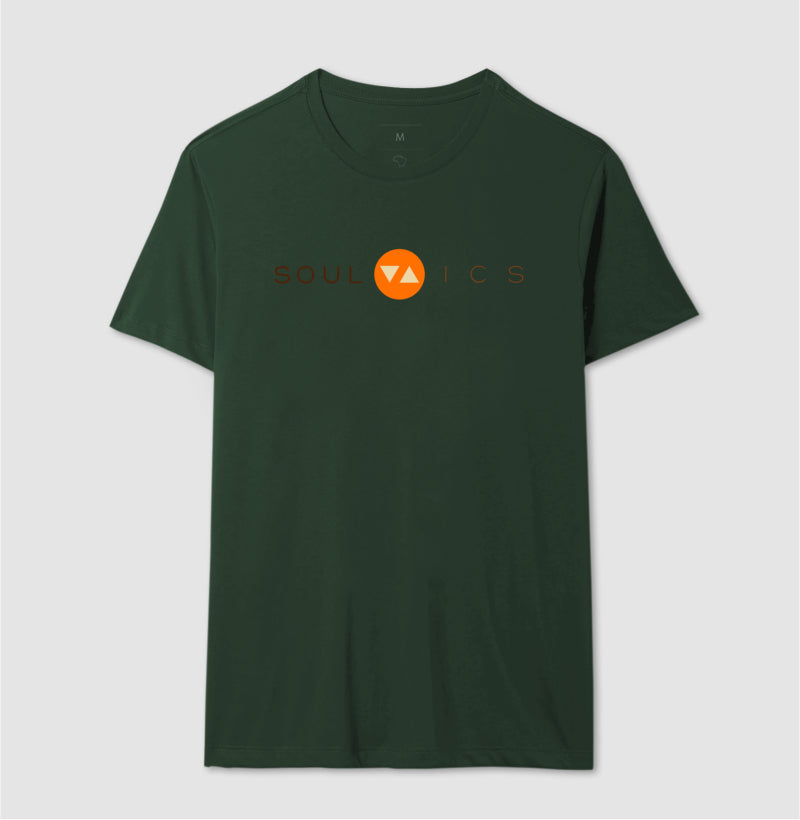 Camiseta Clássica SOUL ICS 100% Algodão Logo Color Frente - ICSart Store: Para quem tem alma de artista