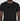 Camiseta Clássica ICS Linha Singular All Black Logo Preto Vazado Frente 100% Algodão - ICSart Store: Criada para artistas
