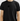 Camiseta Clássica ICS Linha Singular All Black Logo Preto Vazado Frente 100% Algodão - ICSart Store: Criada para artistas