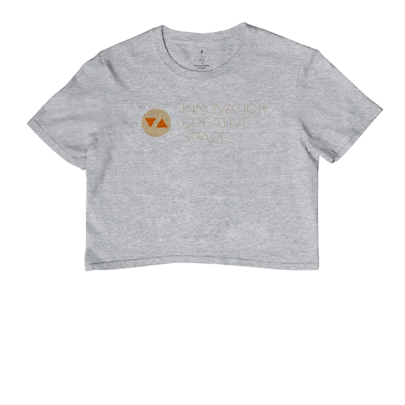 Cropped Innovation Logo Color Invert Frente 100% algodão - ICSart Store: Criada para Artistas