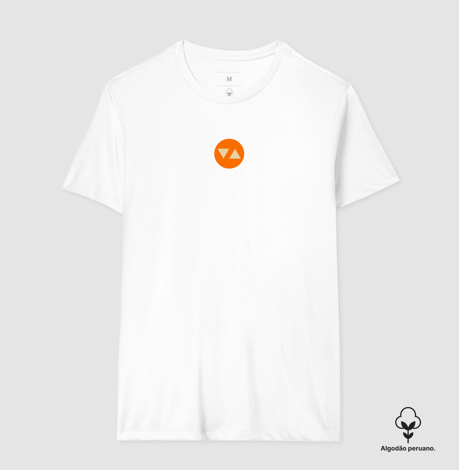 Camiseta Clássica Symbol Algodão Peruano Logo Color Frente - ICSart Store: Criada para artistas