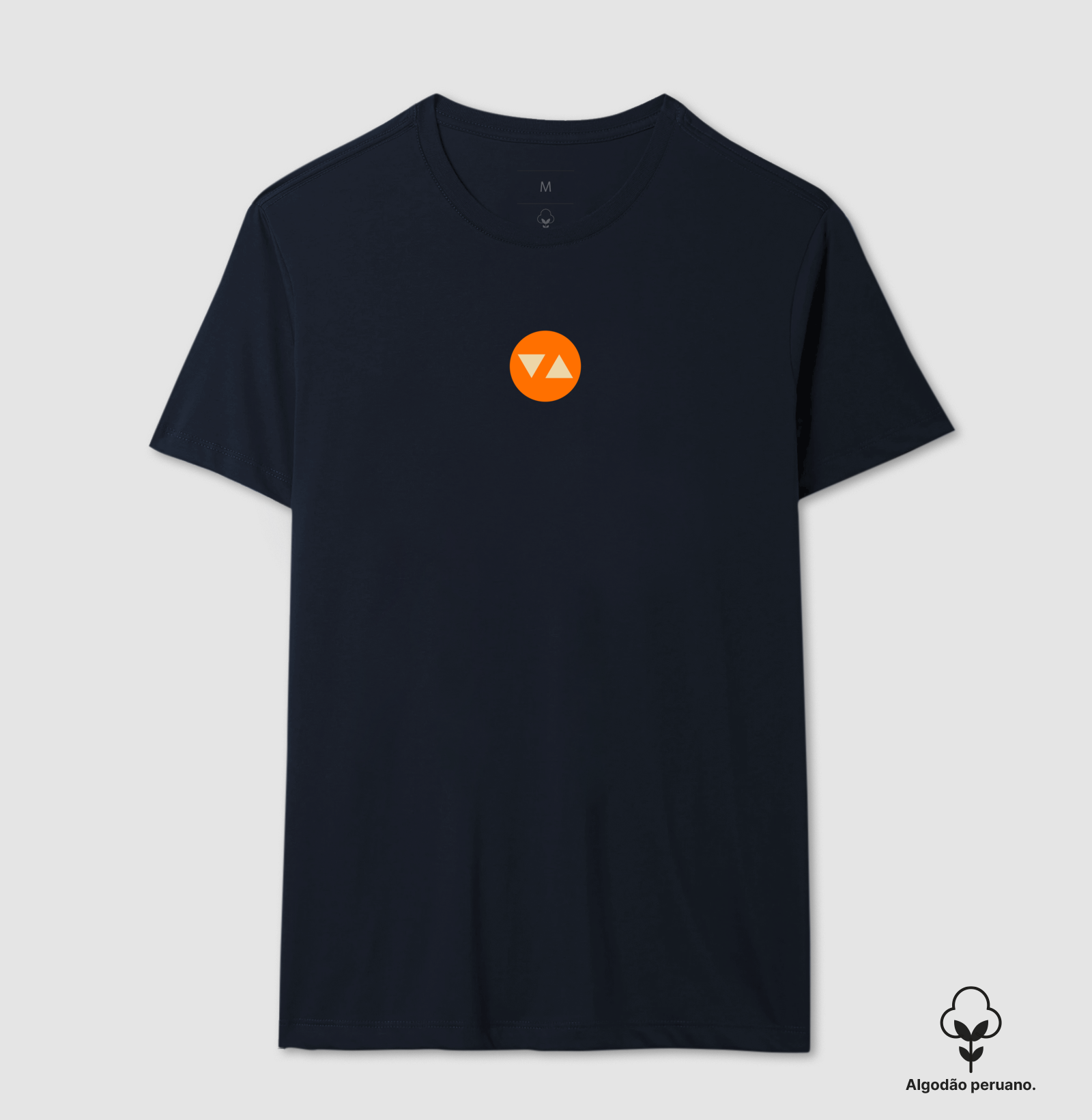 Camiseta Clássica Symbol Algodão Peruano Logo Color Frente - ICSart Store: Criada para artistas