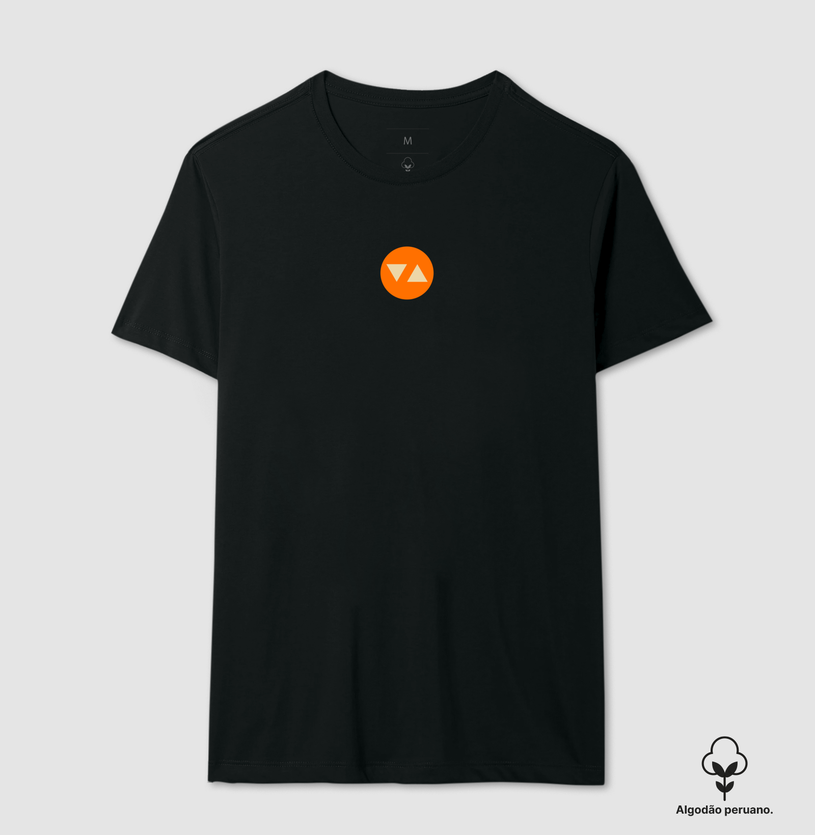 Camiseta Clássica Symbol Algodão Peruano Logo Color Frente - ICSart Store: Criada para artistas
