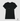 Camiseta Feminina ICS Algodão Peruano Logo Preto e Branco Frente - ICS Store: Criada para artistas