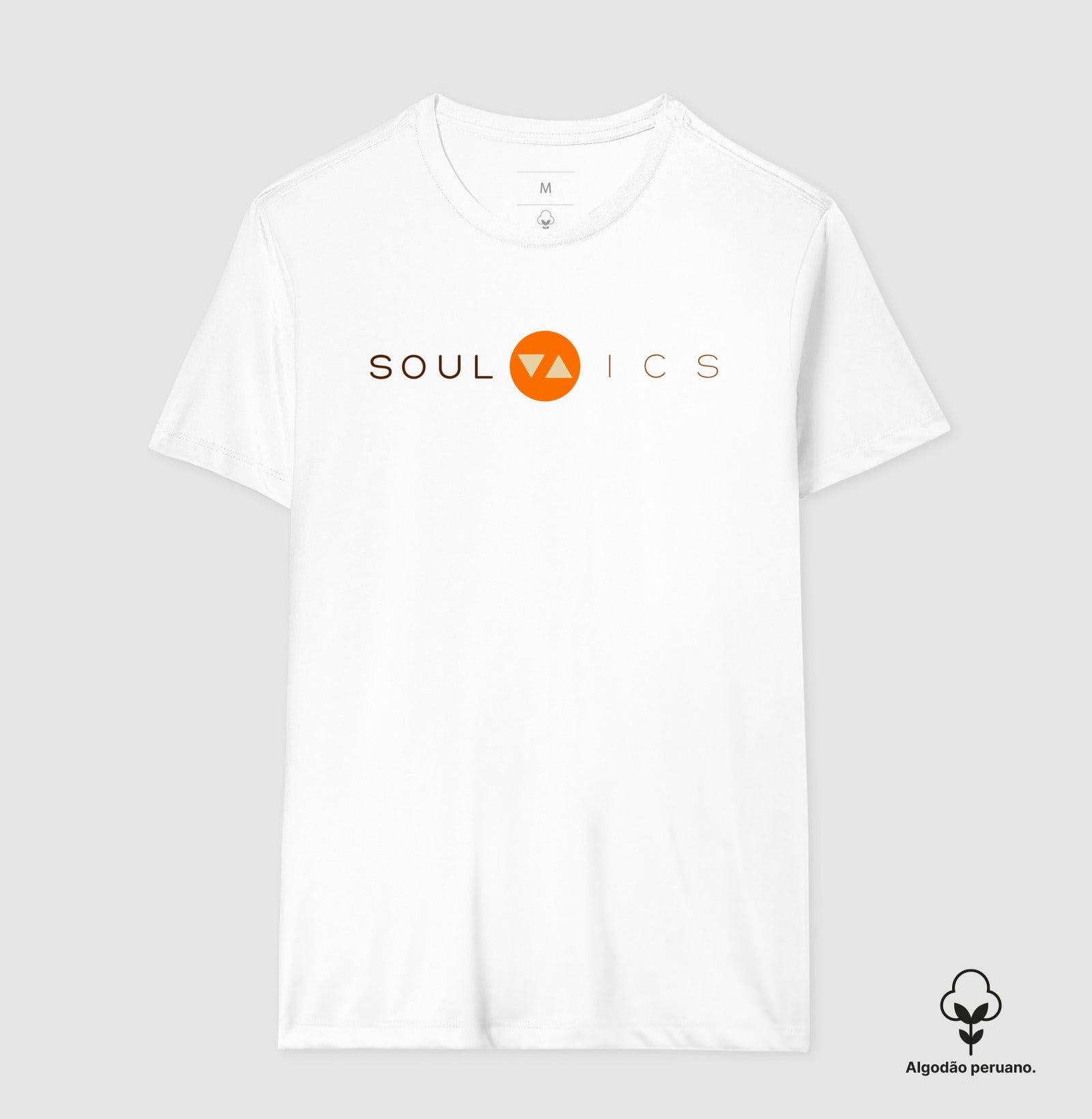 Camiseta Clássica SOUL ICS Algodão Peruano Logo Color Frente - ICSart Store: Para quem tem alma de artista